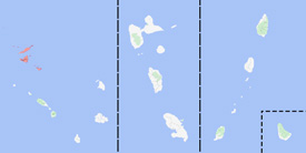 Range map of Anolis gingivinus